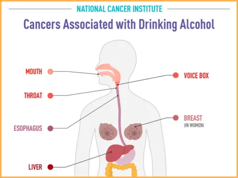 American National Cancer Institute alcohol and cancer