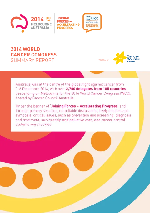 2014 World Cancer Congress Summary Report 